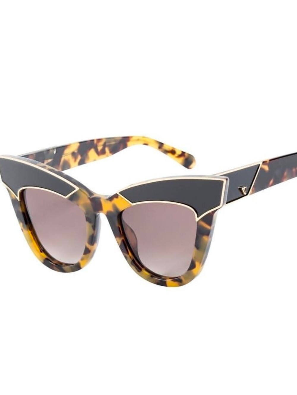 Valley Eyewear - Depotism - Yellow Tort with Gold Trim
